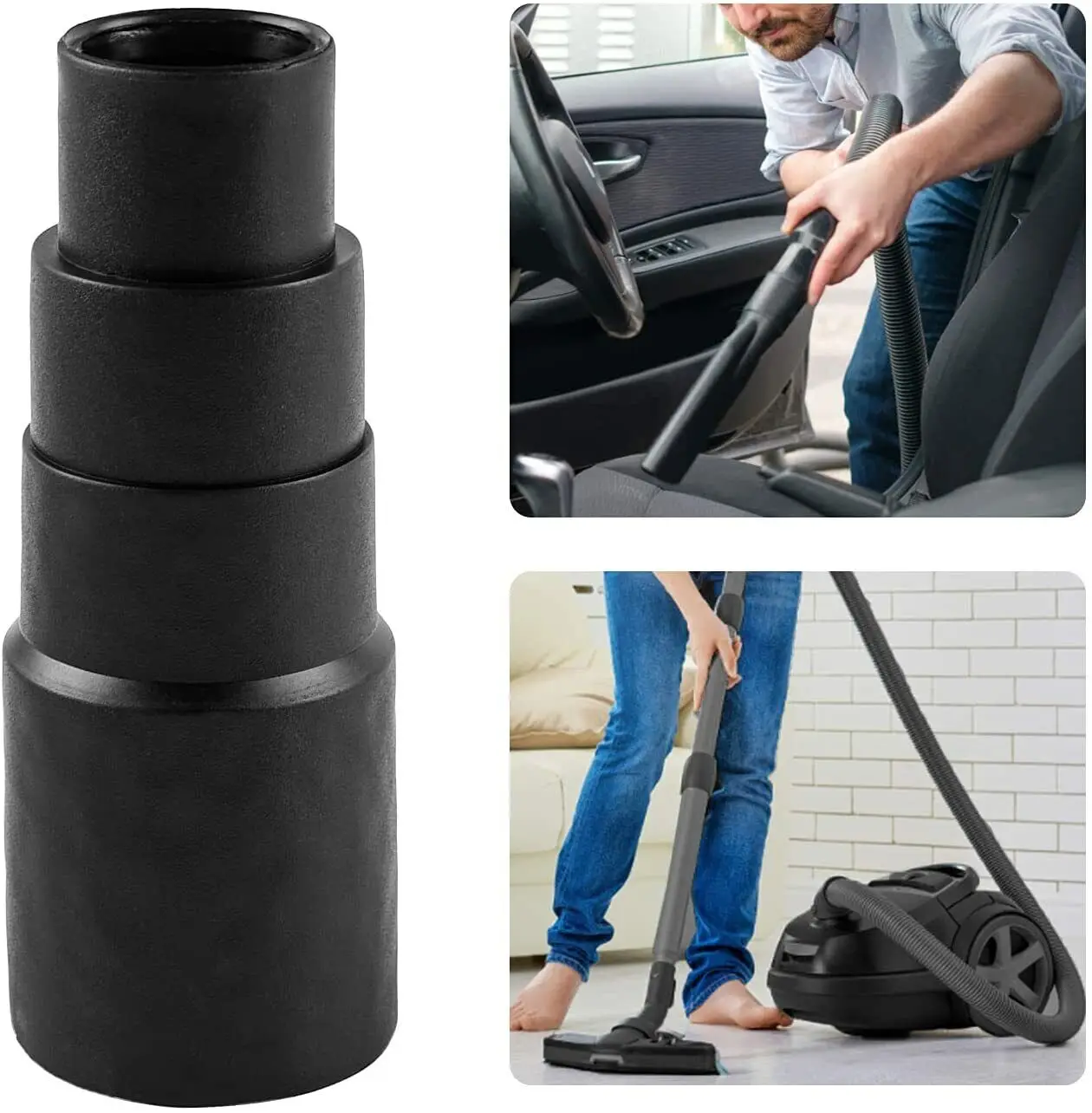 2Pcs Hose Adapter Shop Vac Hose Accessories Adaptor Connector Four-layer Adapter