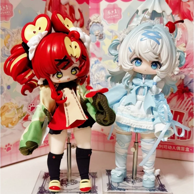Neo Eden Genuine Toys 1/12 Scale Mjd Mia Sweety Series Kawaii Action Figure Blind Box Collect Ornament Desktop Trendy Gifts Toys