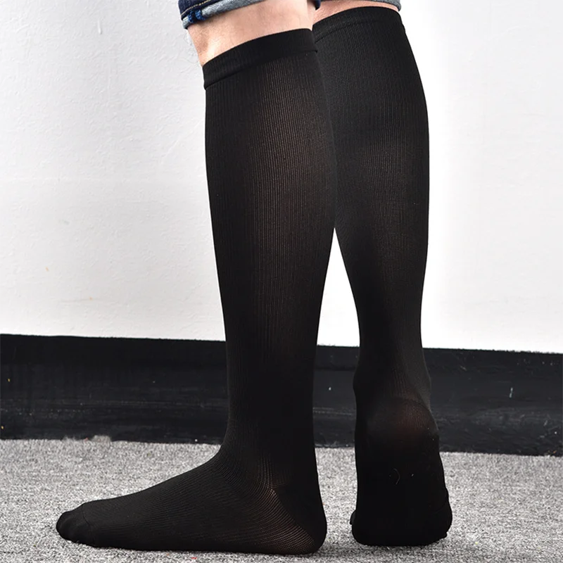1 Pair Sports Socks Long Socks Compression Knee High Tube Socks Breathable Athletic Socks for Men Women Workout Unisex Stockings
