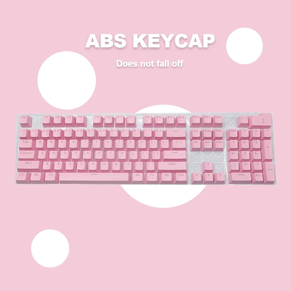 104 Stück ABS Universal mechanische Tastatur Tastenkappen ergonomische leere Tastenkappen für Cherry MX Tastatur Ersatz-Tastenkappe mit Hintergrundbeleuchtung – Detail 7
