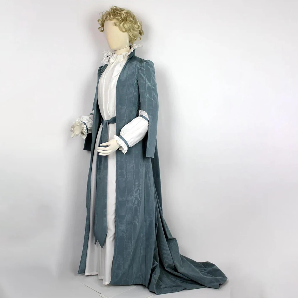 

Чайное платье в викторианском стиле эпохи Возрождения 18-го века, костюм для женщин, модное платье королевы принцессы из двух частей, на заказ