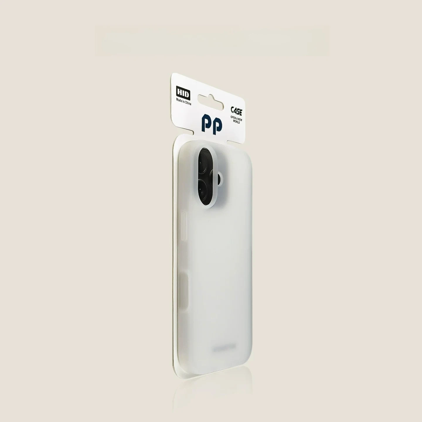 Basic Shell With Rear Large Hole Panel For iPhone 17 Pro Max 16 Pro 15 Pro 14 Translucent Lens Rim Outer Case Frame Shell Cover