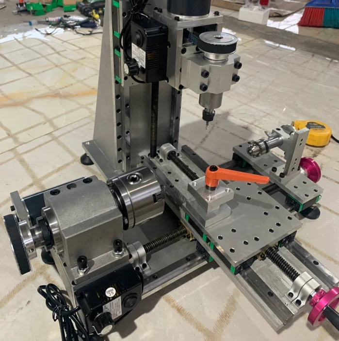 

Micro turning and milling integrated manual milling machine XYZ lathe slide table