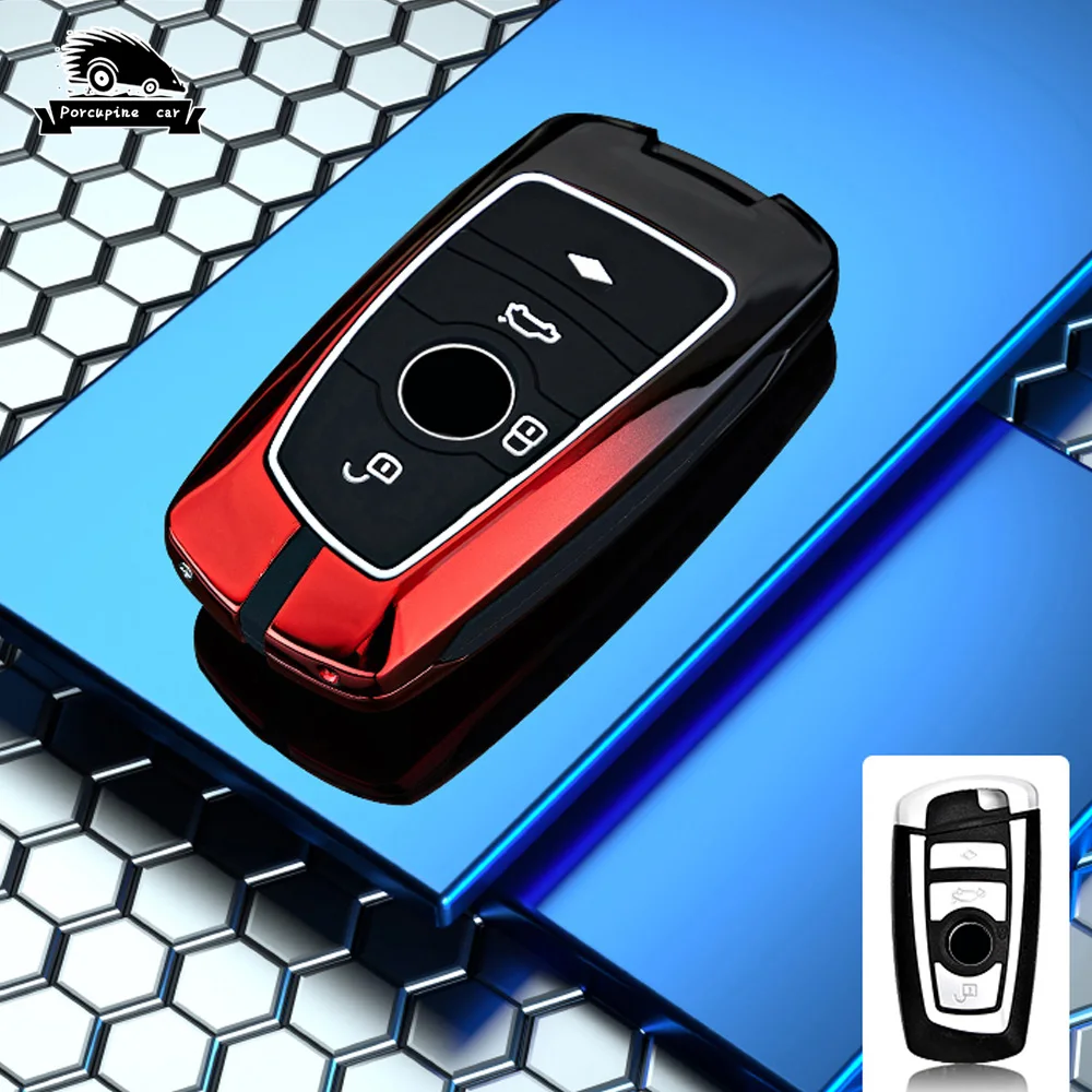 Metal Car Key Case Cover for BMW 520 F10 F30 F18 118i 320i 1 3 5 7 Series X3 F25 X4 M3 M5 Keychain Bag Shell Accessories Holde