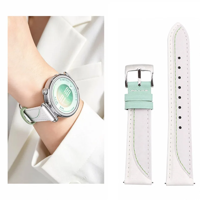 For Huawei GT7 Leather Watchband GT6 GT5 41mm Women Watch GT7 Smart Watch GT5 Pro New Product Watch5 42mm Watch Strap 18mm