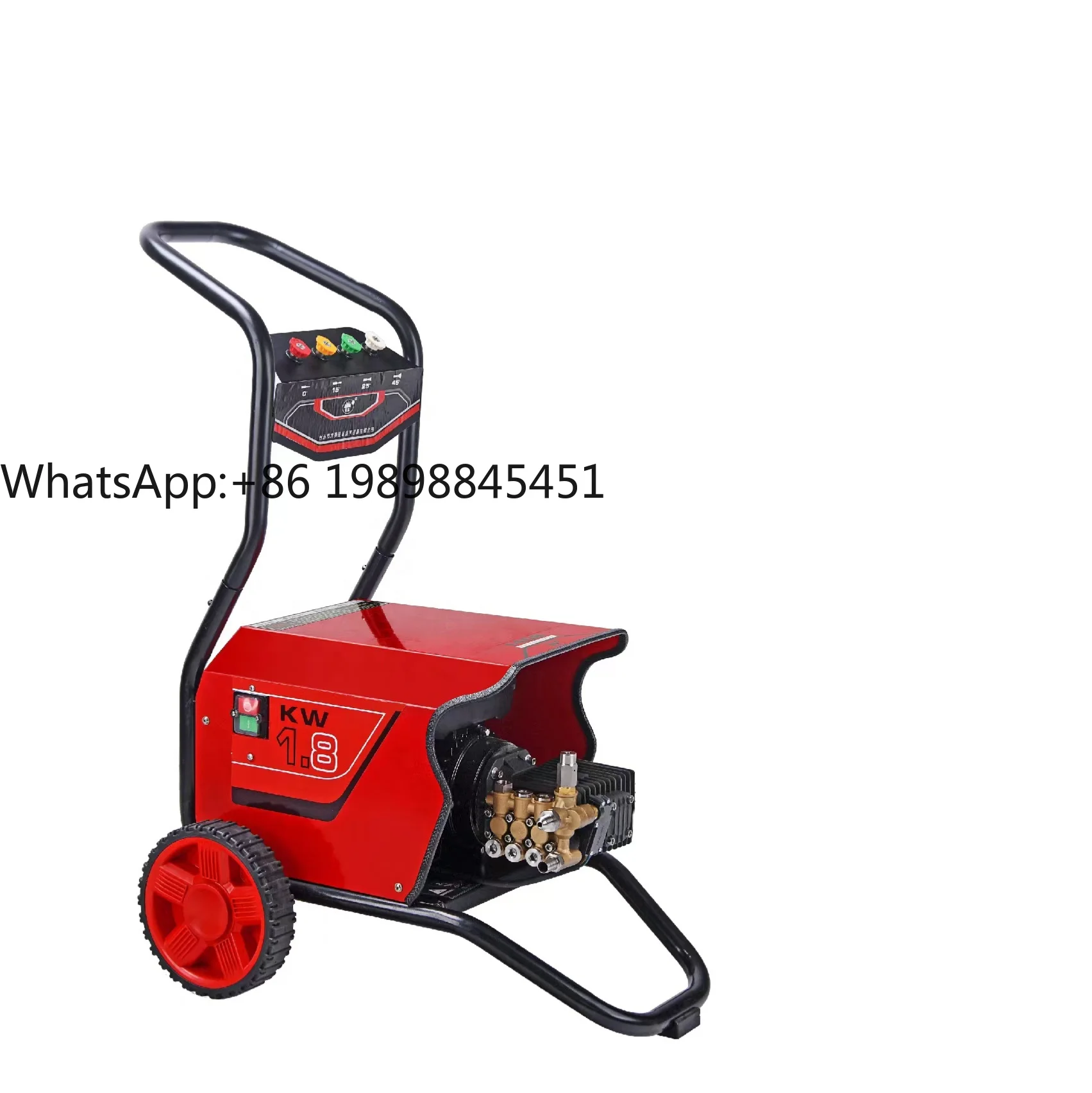 

Mobile Electric Machine High Pressure Car Washing 100Bar 1800w 1450PSI Household High Pressure Water Jet Cleaner