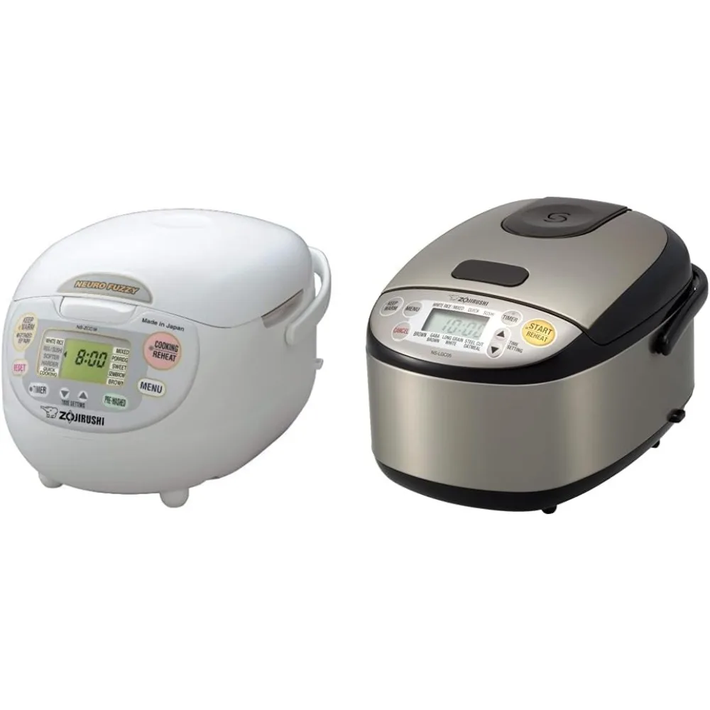 10-Cup Neuro Fuzzy Rice Cooker and 3-Cup Micom Rice Cooker & Warmer Bundle