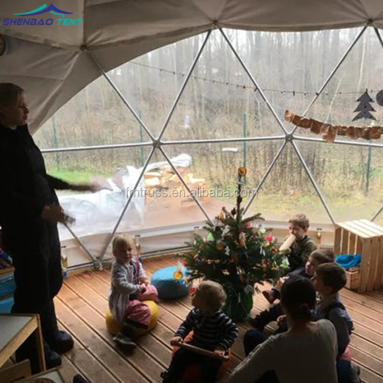 Cheap Large  Transparent Luxury Geodesic Dome Tent Glamping Safar