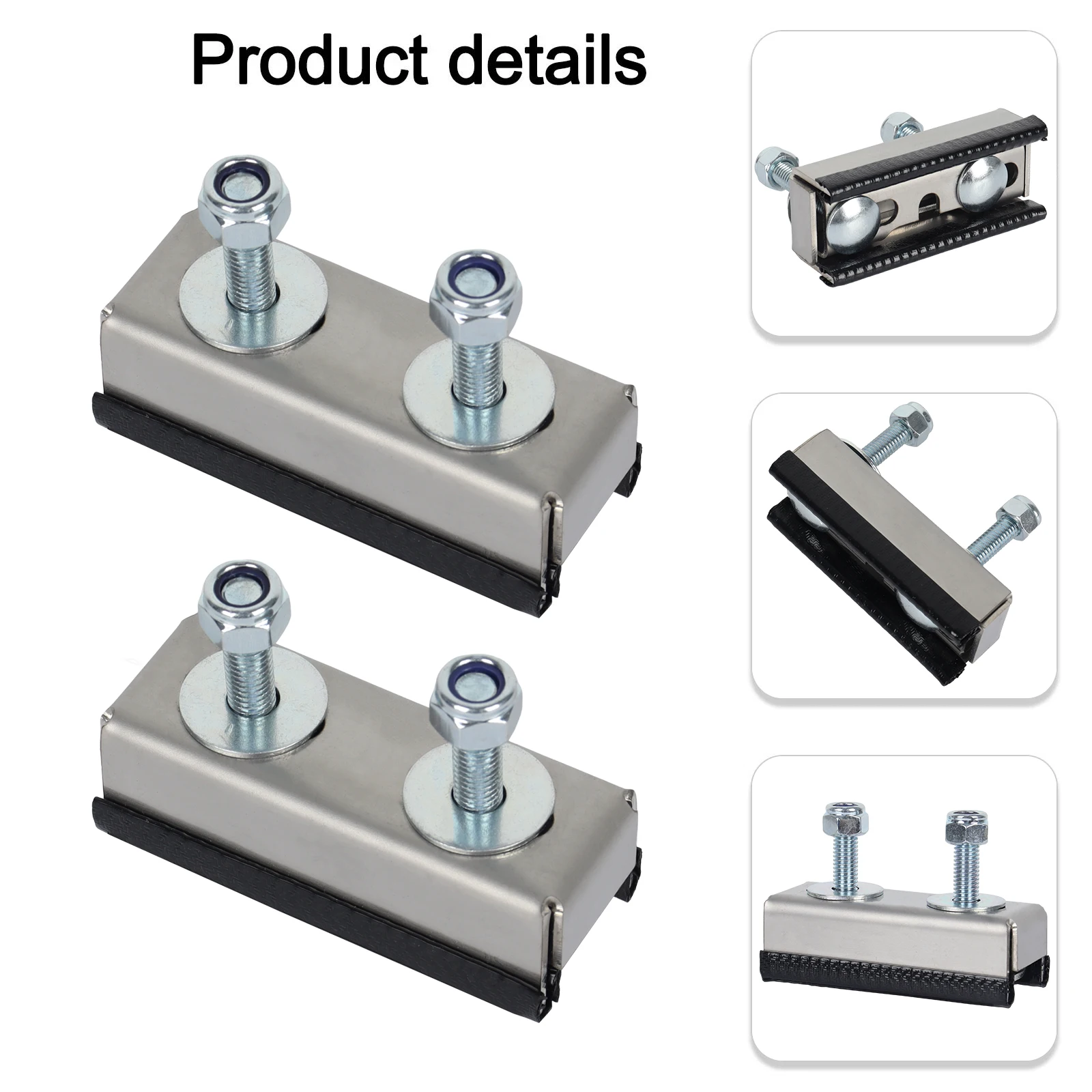 2 Packs Roof Rack Mount Kit Van Roof Rack Brackets RVs Photovoltaic Brackets For Fiat Ducato Peugeot Boxer Citroen Relay