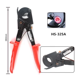 Hand Tool Pliers Ratchet Cable Cutter AWG 600MCM Ratcheting Wire Plier Hand Tool Cut Up To 240mm Multifunctional For Electrical