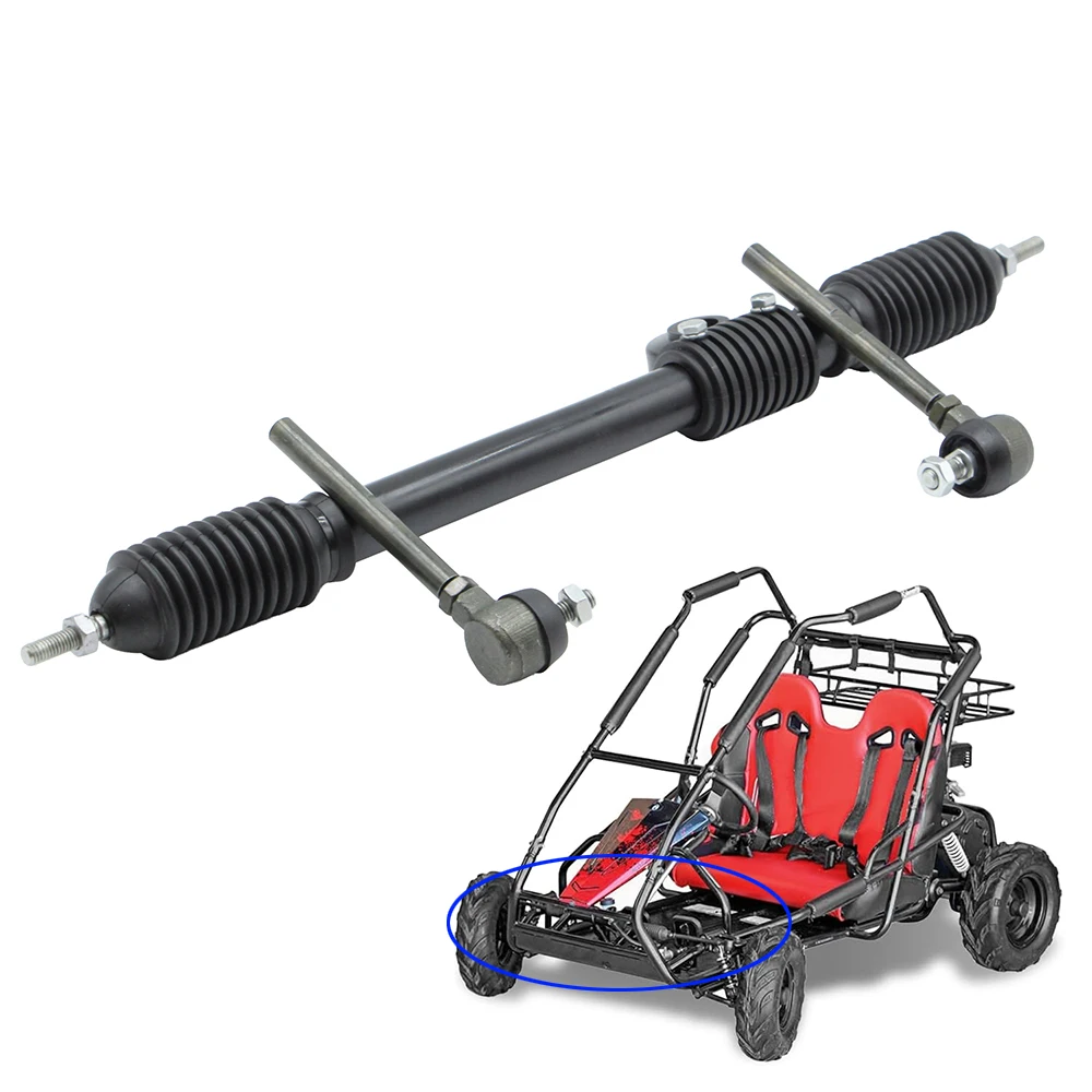 

490mm Steering Gear Spindle Knuckle Ball Joint Rod for KT196 Go Kart CK196-T 196cc 6.5HP Kandi 110cc Four Wheel DIY Parts