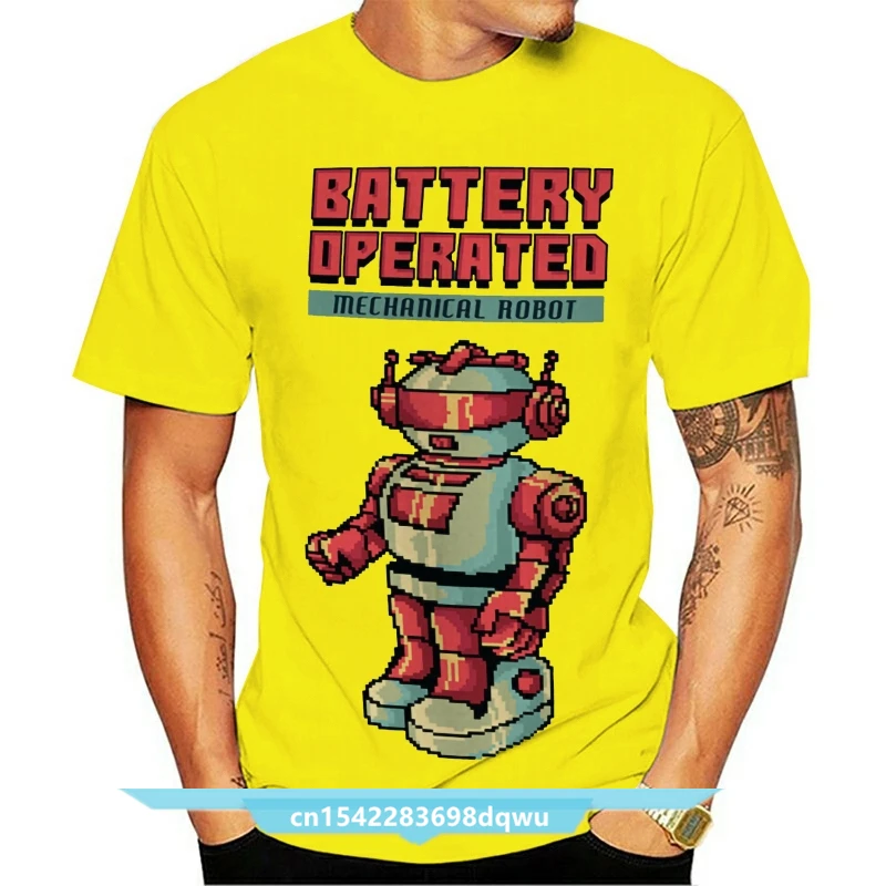 

Shirt Vintage T Robot 80 S Retro Pixelated Comedy M F Y 7 Movie 8 Colours S-3Xl Vintage Graphic Tee Shirt