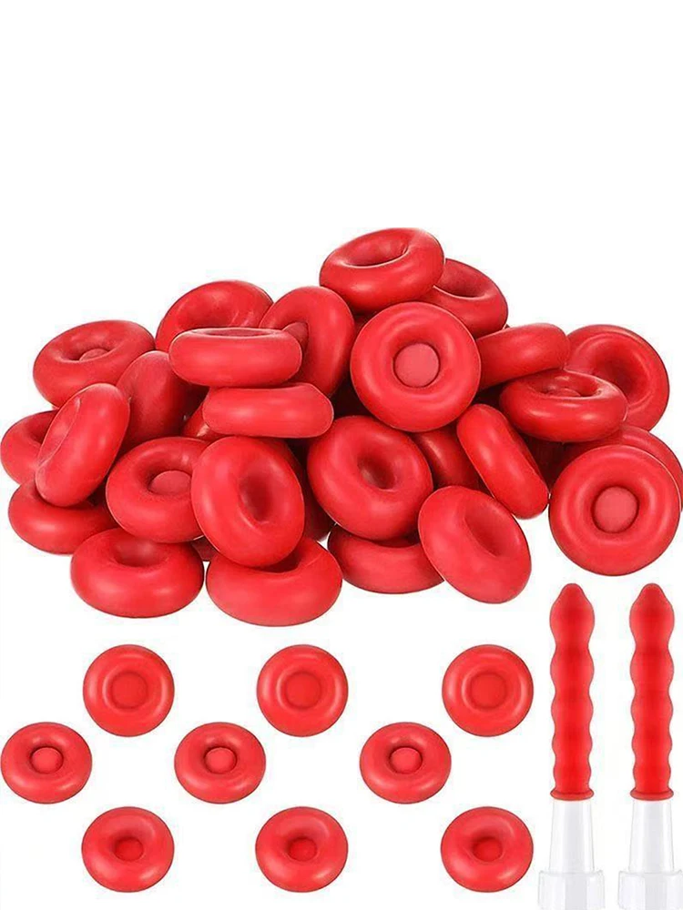 Caulking Gun Nozzles Cap Red Caulk Saving Caulk Saver Tube Covers for Sealing Preserving Finishing Construction Tools