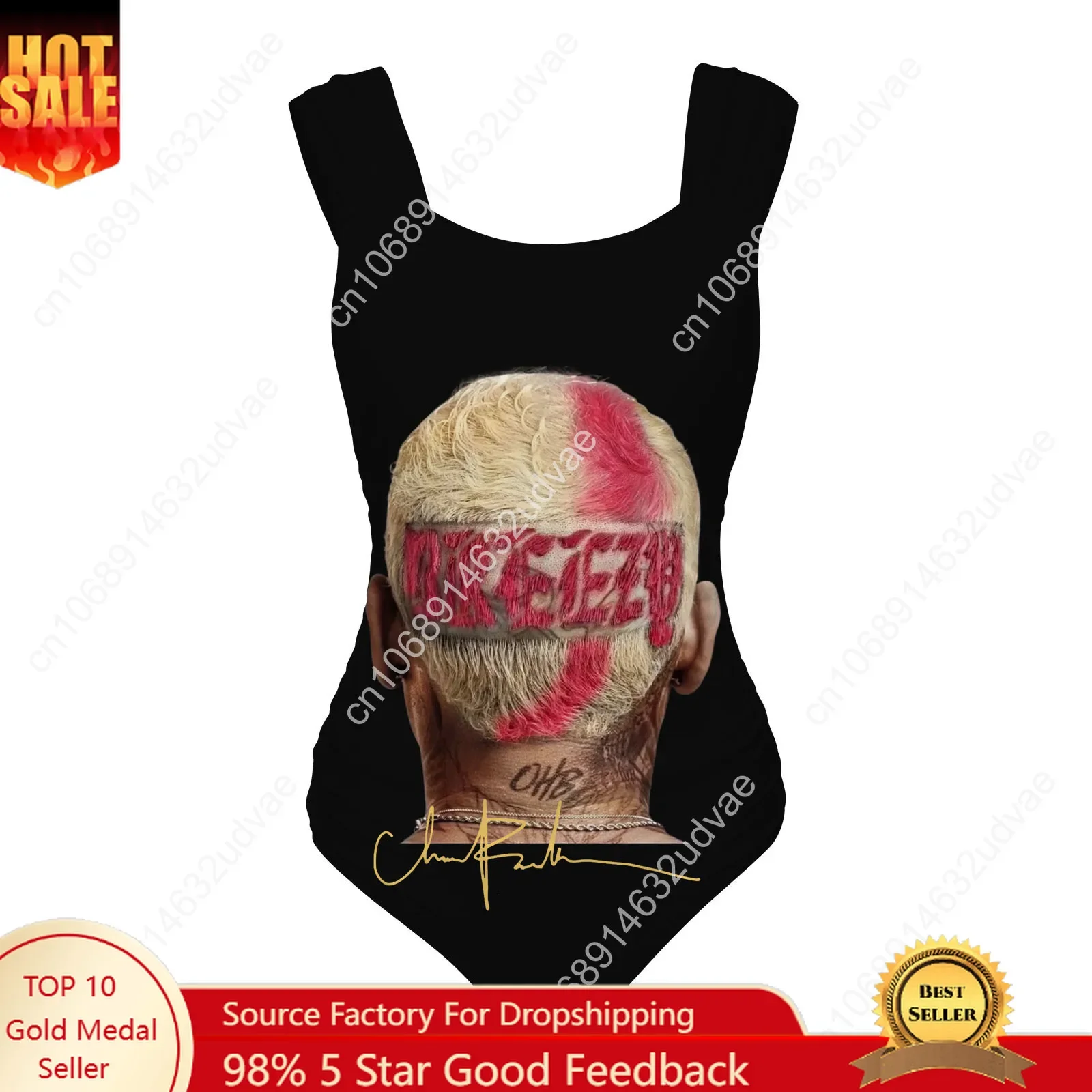 

Купальник Chris Brown с широкими бретелями для женщин, персонализированный, для вечеринок у бассейна, сексуальное бикини, пляжная одежда на заказ