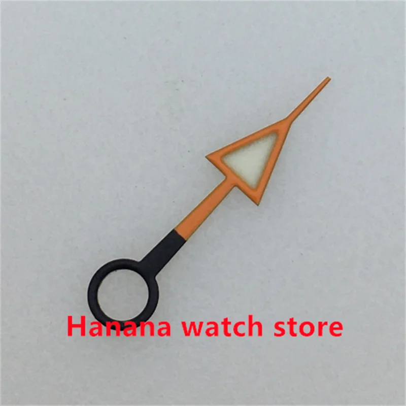 Новая стрелка GMT, серебристая, красная, оранжевая, зеленая, светящаяся, подходит для механизма HH34.