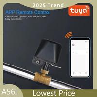 A56I Top Tuya Smart Wifi Water Vavle Zigbee Gas Water Stop Check Valve DN15 Wireless Control Timer Work+Alexa Google Home