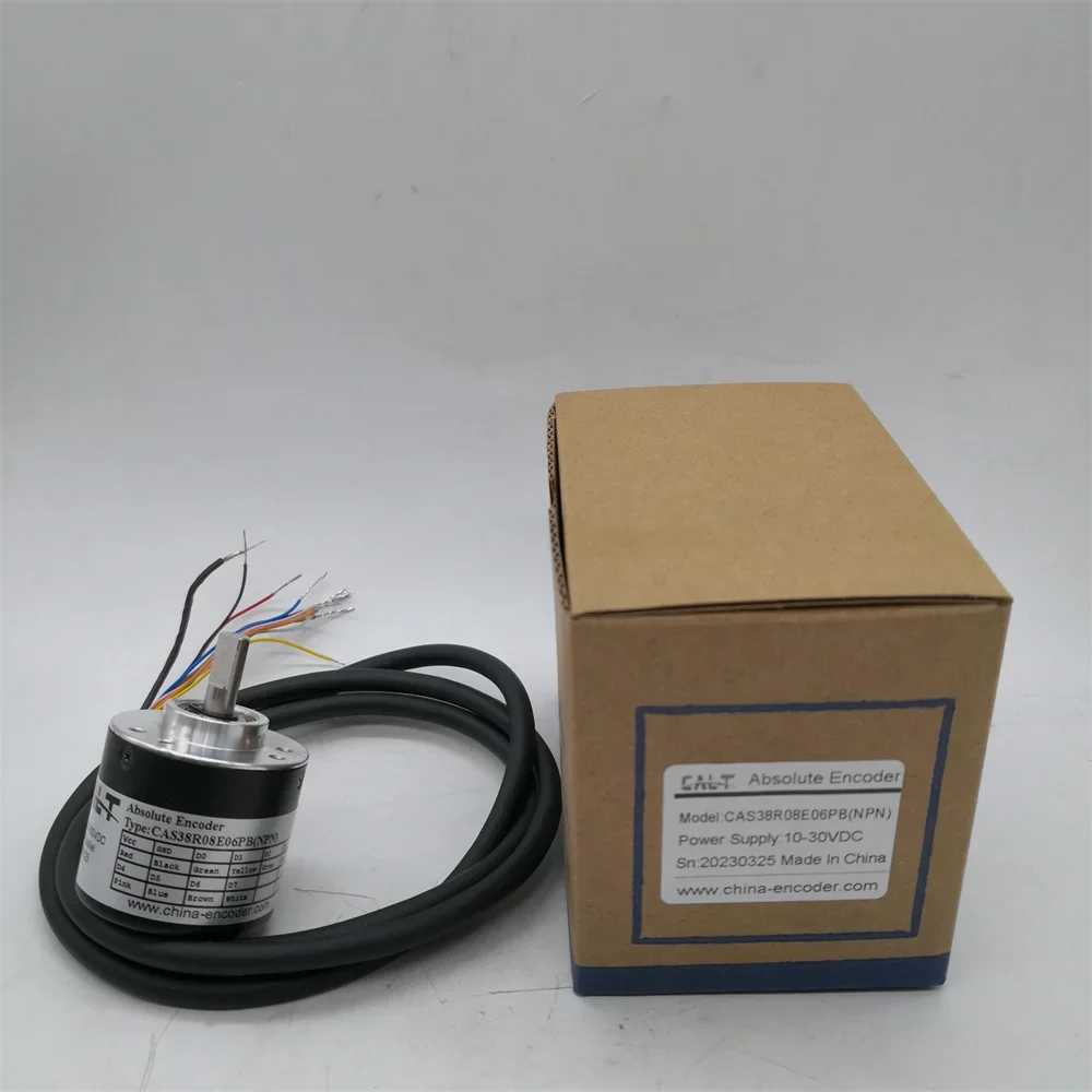 CAS38R08E06PB (NPN) absoluter Drehgeber 8-Bit