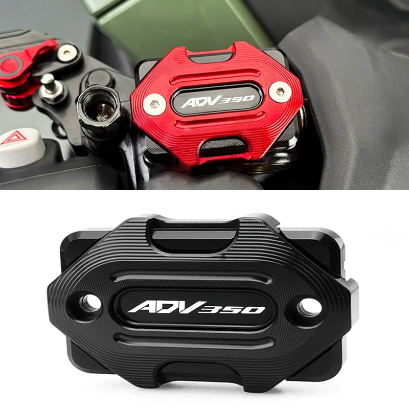

Motorcycle Accessories CNC Aluminum Front Brake Clutch Fluid Reservoir Cap Tank Cover Moto For Honda ADV350 ADV 350 ADV-350 350