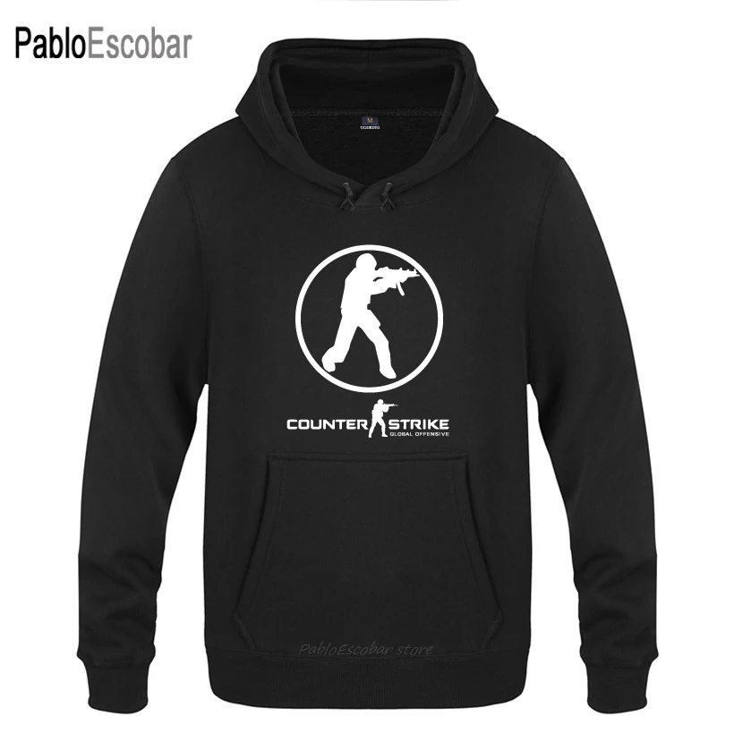 Game CS Counter Strike Sweatshirts Men Mens Hooded Fleece Pullover Hoodies