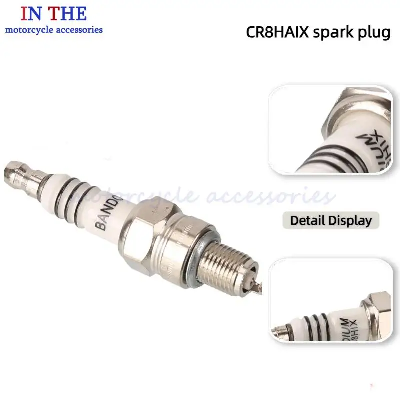 Motorcycle Spark Plug CR8HSA C8HSA CR8HIX Fit for 50cc 70cc 90cc 110cc 125cc 150cc ATV Pit Dirt Bike Go Kart Scooter MopedHot