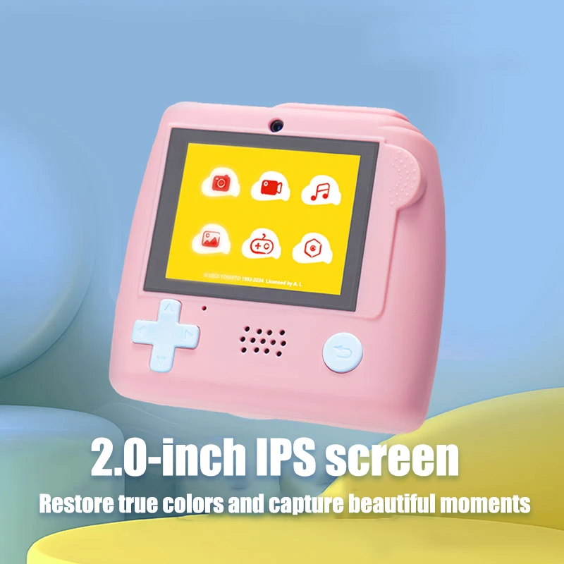 CRAYON SHINCHAN Children\'s Camera Animation Peripherals Mochi Silicone Sleeve High-Definition Digital Camera Birthday Girl Toys