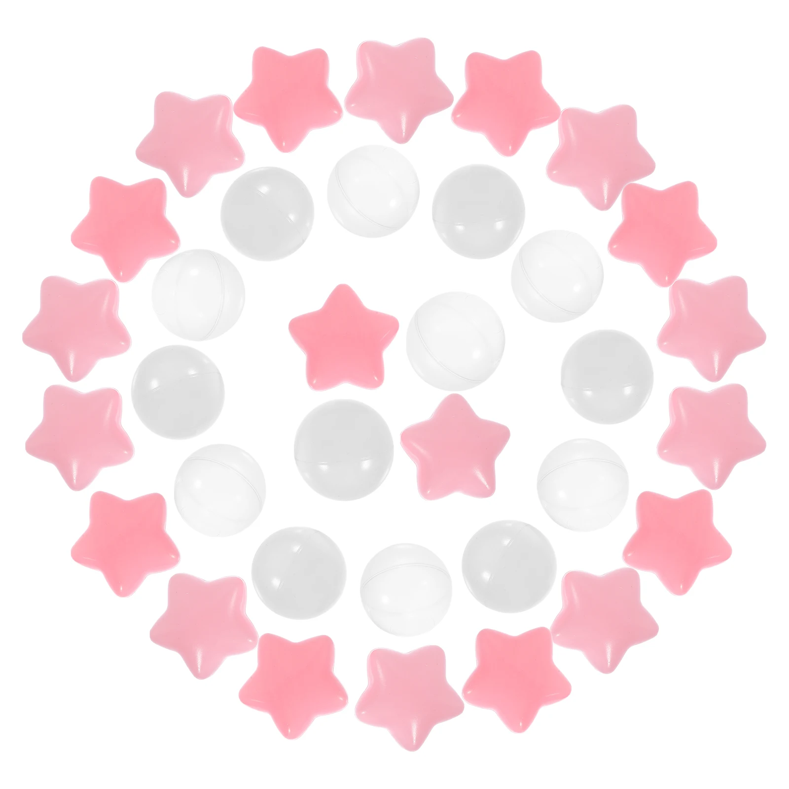 100 pçs pastel bola pit bolas estrela de cinco pontas marinha crianças brinquedos inflável piscina bebê