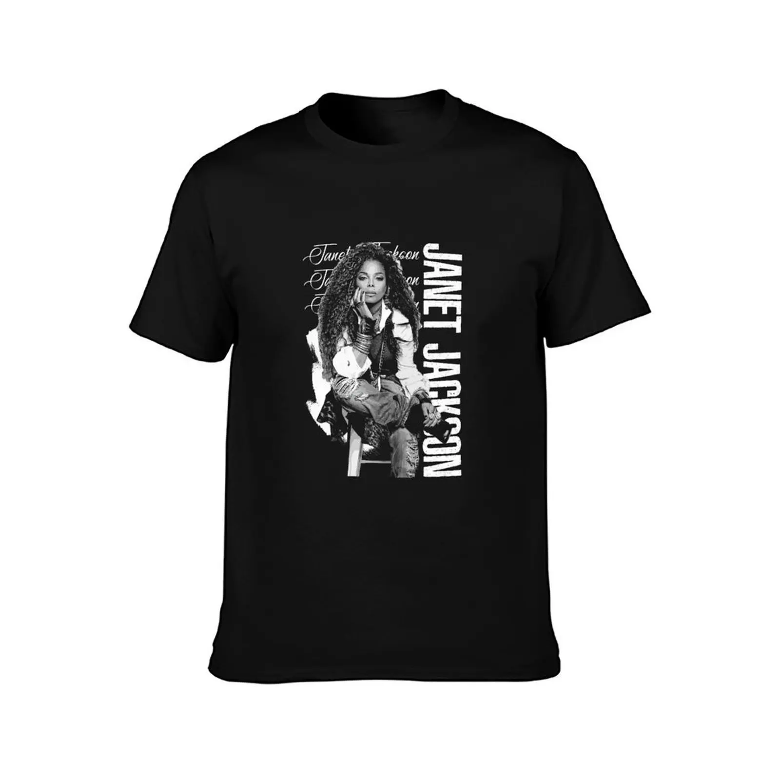 Janet Jackson Dance-Pop Queen's Groundbreaking Music Evolution T-Shirt Moisture Wicking Quick Dry Tee T-Shirt