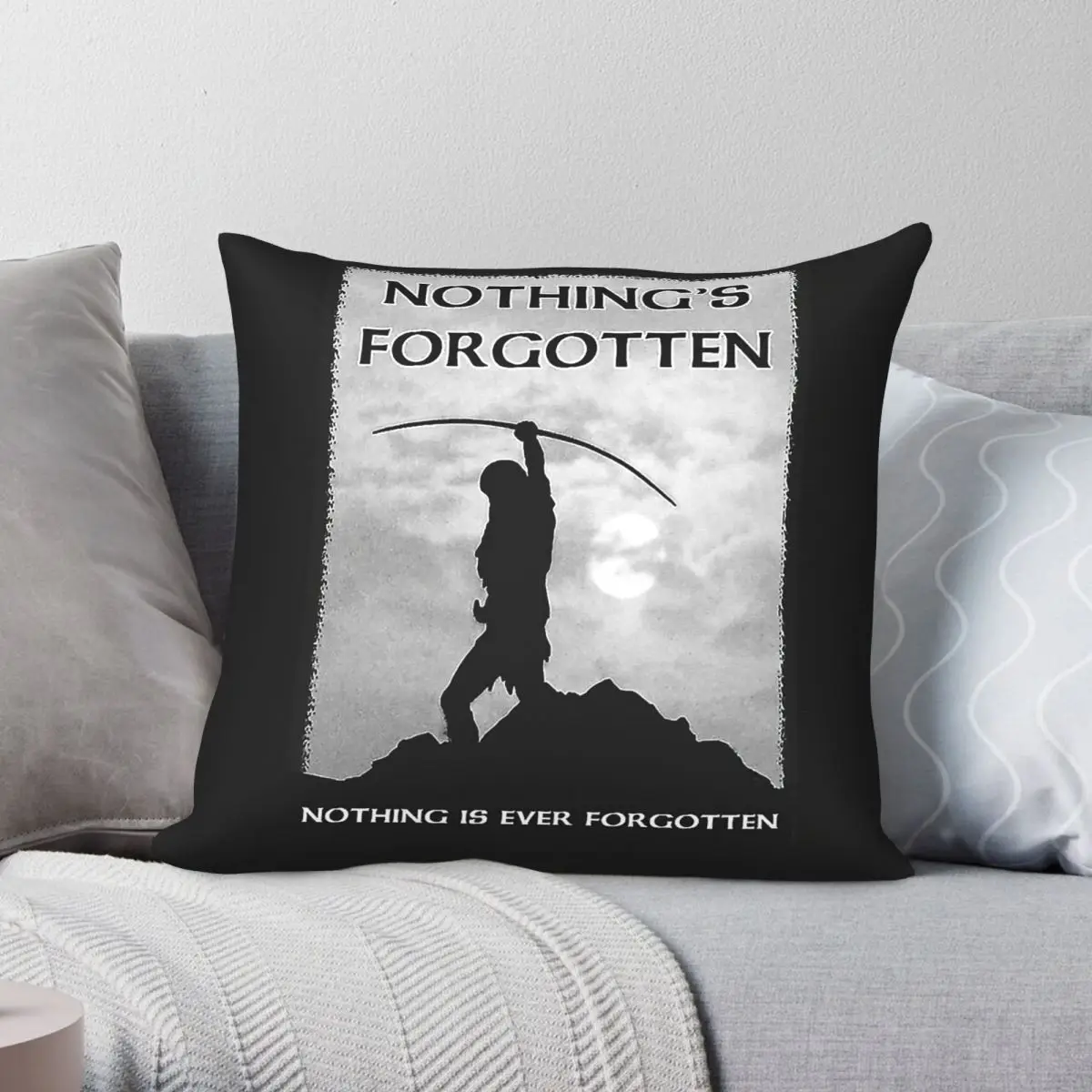Robin Of Sherwood Nothing's Forgotten Pillowcase Polyester Linen Velvet Printed Zip Decor Pillow Car Cushion Wholesale 45x45