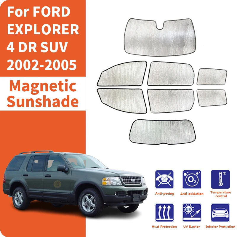 

Custom Car Window Sunshade Anti-UV Car Sun Window Visors Sunshade Covers Accessories For FORD EXPLORER 4 DR SUV 2002-2005