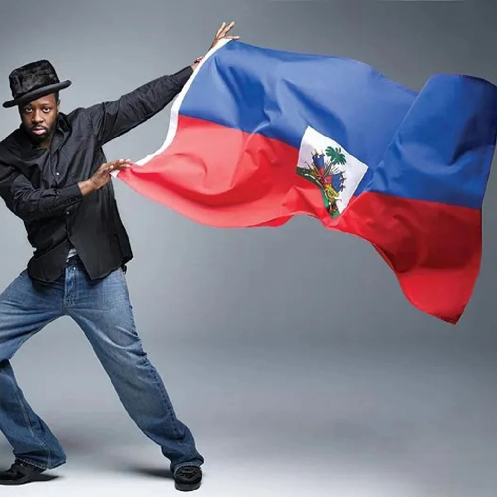 FLAGLINK 90x150 سم Ayiti Ht علم هايتي للزينة