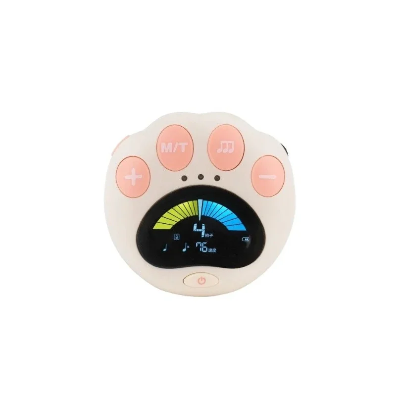 

Cat claw electronic metronome tuner 2-in-1 musical instrument special guitar small mention universal voice can be charg