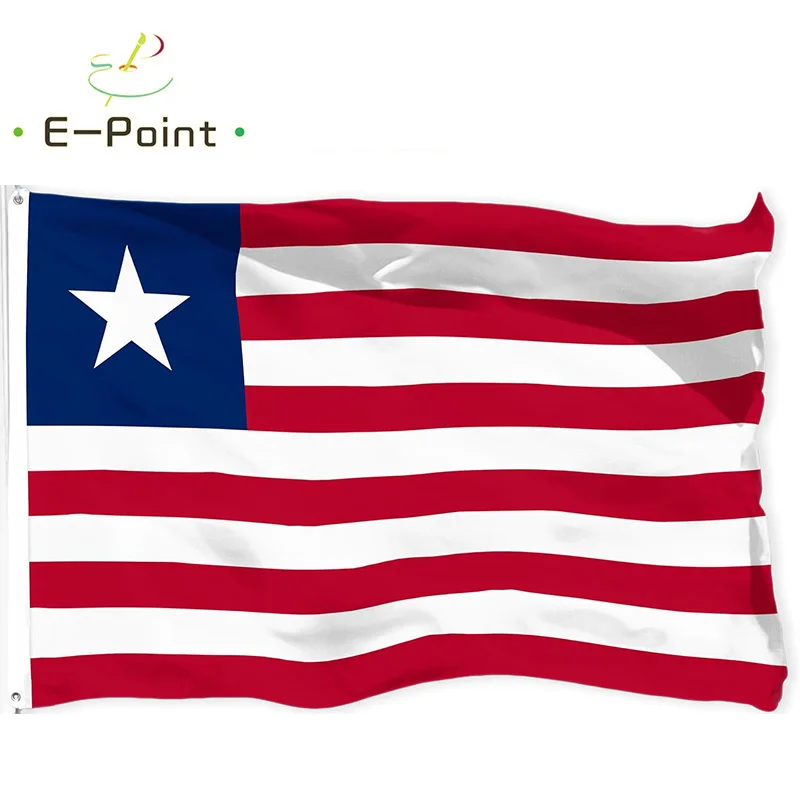Liberia National Country Flag 2ft*3ft (60*90cm) 3ft*5ft (90*150cm) Size Christmas Decorations for Home Flag Banner