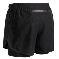 Shorts de course réfléchissants pour hommes, séchage rapide, double couche, pour fitness, entraînement et musculation 1
