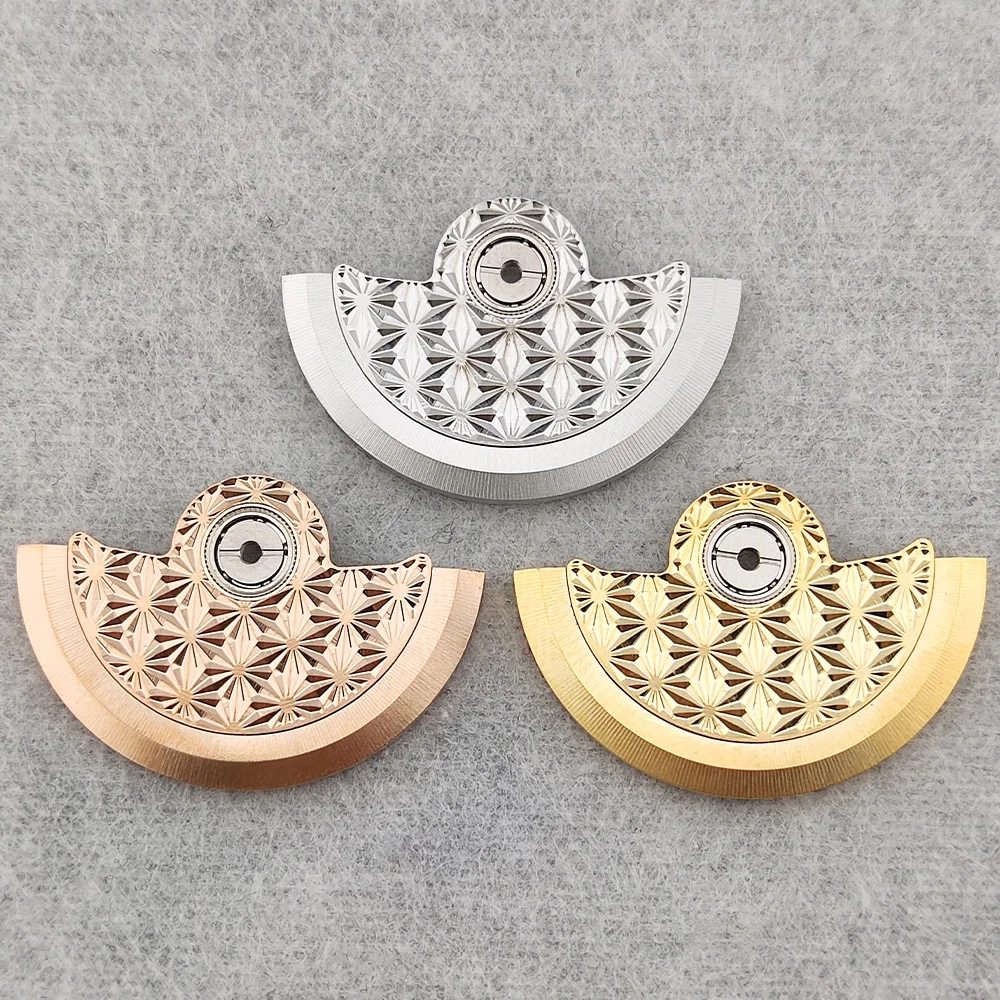 Rotors oscillants NH35, rotors métalliques en forme d'étoile de haute qualité, compatibles avec les mouvements NH35, NH36, NH38, 4R, pièces de rechange