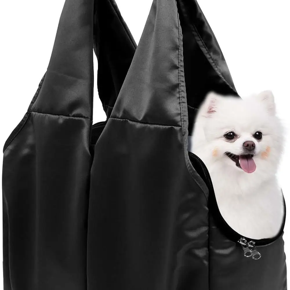 

Dog Purse Carrier for Small Dogs, Cats, and Puppies – Soft-Sided Travel Pet Tote Bag with 4 Large Pockets, Foldable, Lightweight
