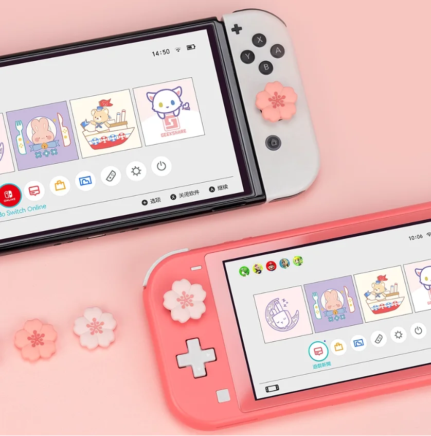 Мягкая силиконовая ручка для большого пальца, защитный чехол для Switch 2/oled NS Lite Joy-con, контроллер NS2, защитный чехол, аксессуары