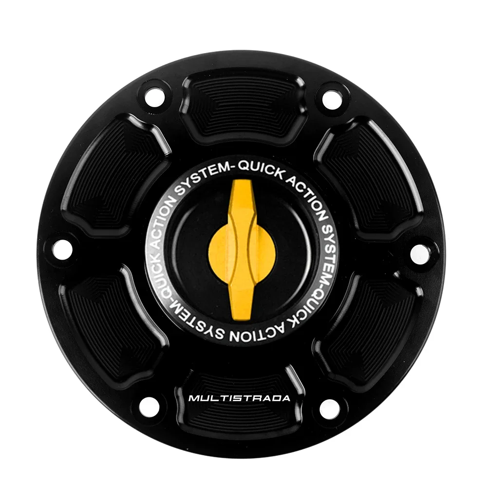 CNC Keyless Racing Quick Release Motorcycle Tank Fuel Caps TWM-Gas Cover for DUCATI DIAVEL 1260 HYPERMOTARD MULTISTRADA 950 1200 - Image 4
