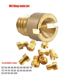 기화기 M3 Bing 메인 제트 gr 스프레이 노즐 YY50QT-8 LF50QT8A X1 LJ50QT-E 노즐 Carburador Gicleur Carburettor 메인 제트