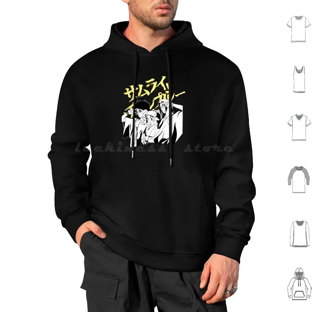 Champloo Hoodie cotton Long Sleeve Champloo Anime Manga 90S Fuu Mugen Jin Shonen Sci Fi