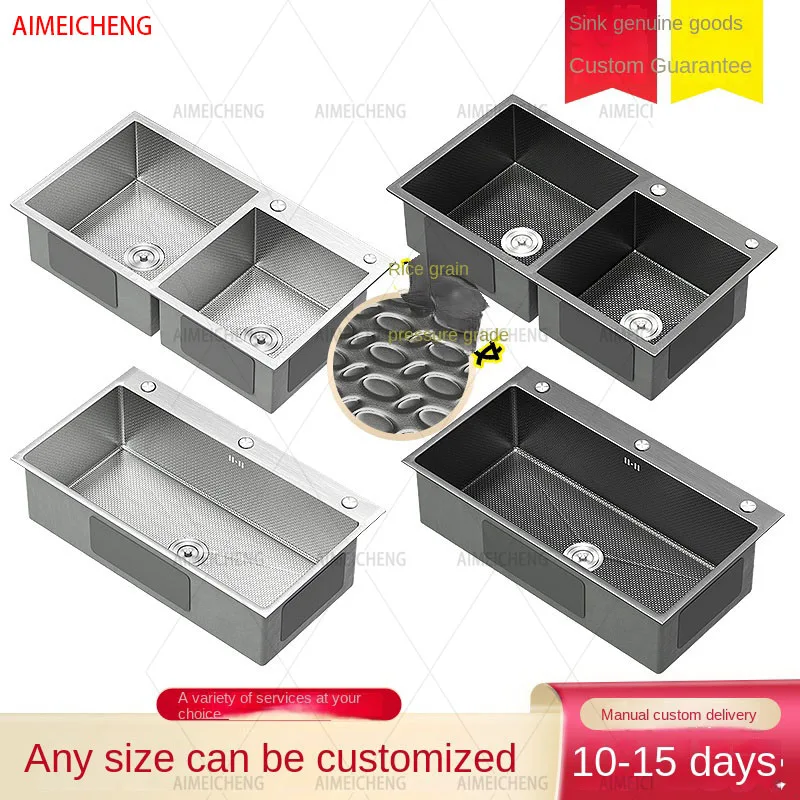 

Custom Fitted for Your Space Durable Build Bespoke Stainless Steel Kitchen Sink