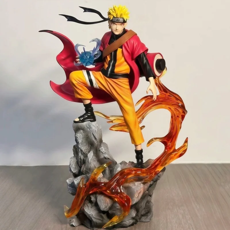 In Voorraad Naruto Anime Figuur Uzumaki Naruto Uchiha Sasuke Action Model Pvc Standbeeld Desktop Ornament Collectible Toy Festival Gift