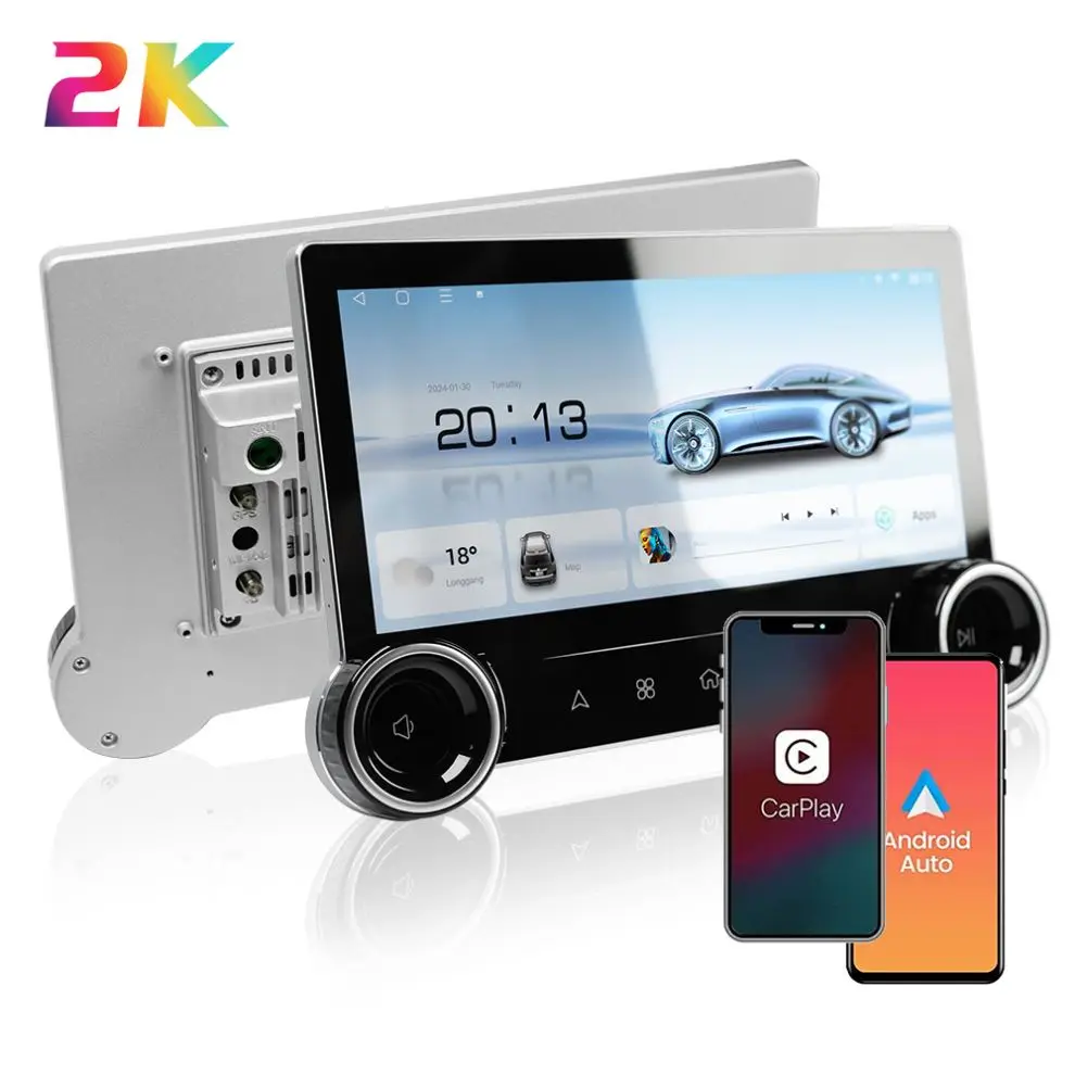 10,33 Zoll Android Autoradios Doppel Din Auto Stereo Navigation Multimedia Player 360 Panorama Diamant 2K Bildschirm Für Auto
