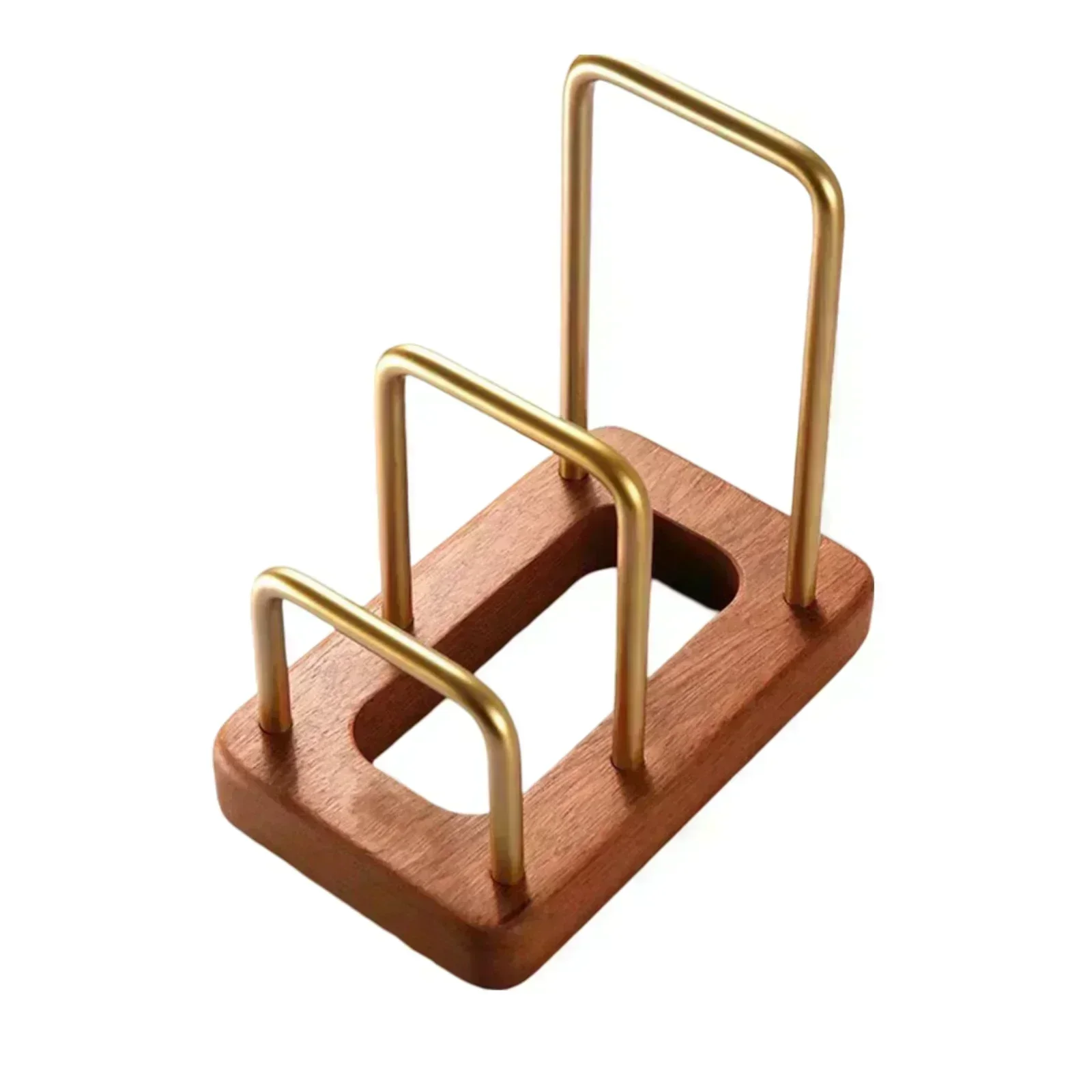 

Multifunctional Kitchen Pot Cover Rack Cutting Board Wood Storage Rack Dish Drain Rack Kitchen Organizer Bowl Dish Drain Rack