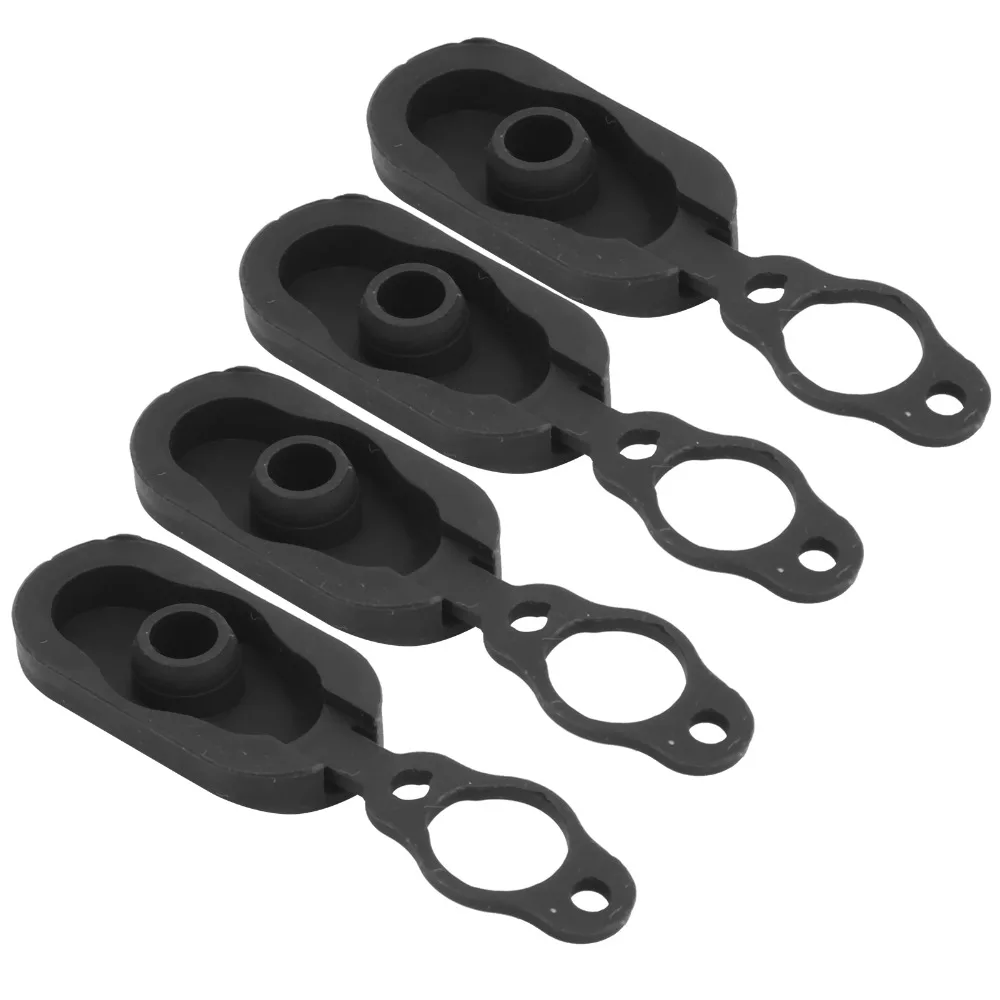 

4Pcs Silicone Charging Port Dust Plug Portable Waterproof Charging Port Cover Black for Xiaomi M365 Pro