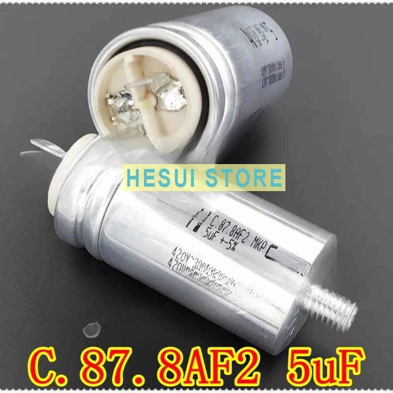 AV C.87.8AF2 MKP 5uF fan motor start-up operation capacitor