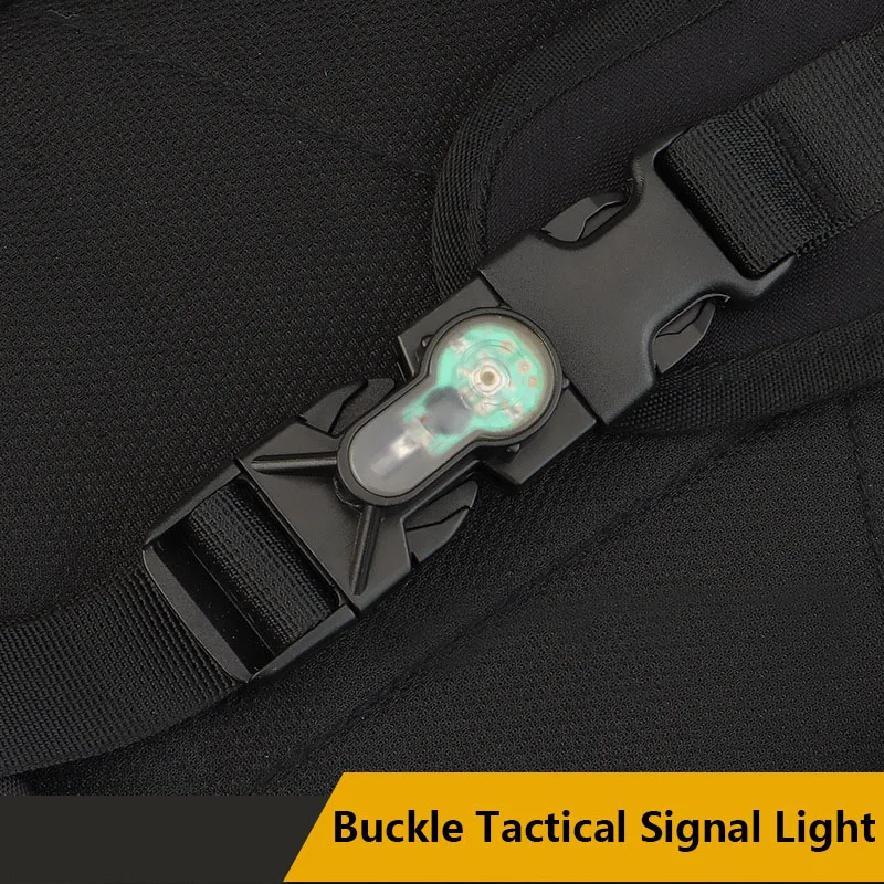 Buckle Connection Tactical Signal Light Flash Outdoor Survival Light Motion Recognition Wargame Teammate Identification Light