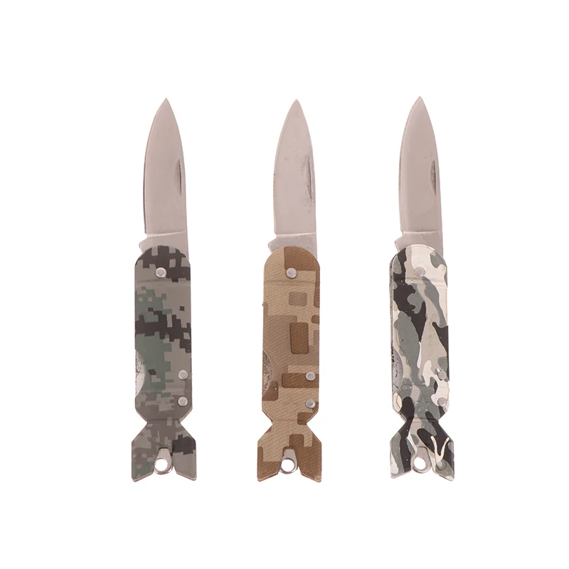 Stainless Steel Folding Knife Outdoor Camping Utensils Mini Pocket Knife Tactical Portable Knife Fruit Knife Folding Tools