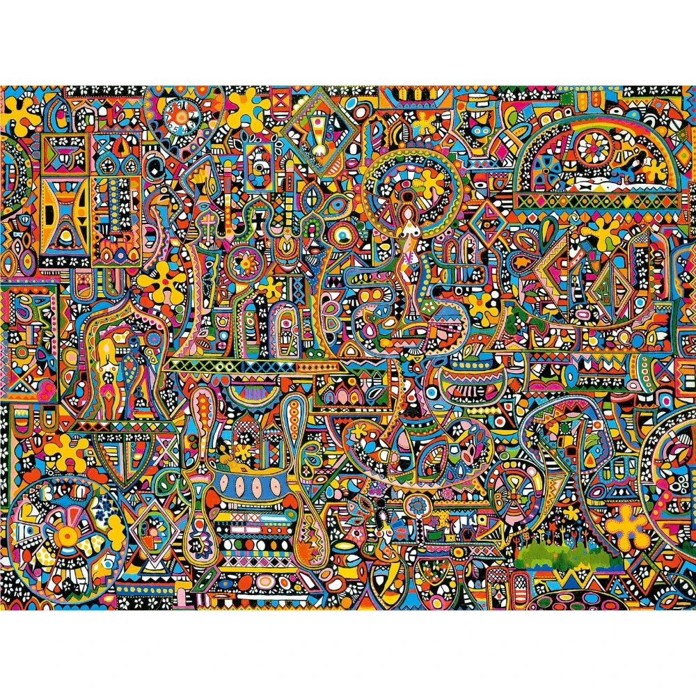 Abstract Aesthetic Art 500/1000/1200/2000 PCS Jigsaw Puzzles DIY Family Activity Relaxing Games for Living Room Home Decor Gift