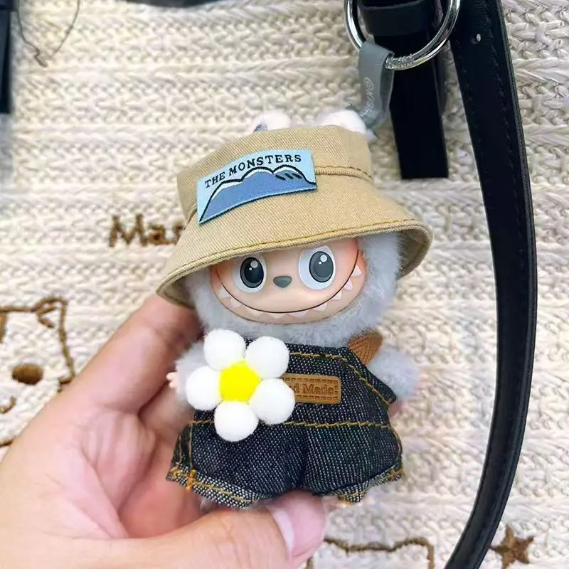 

Suit for 4.0 Pin for Love Labubu Clothes Fall IN WILD Hat+Clothes/set for Labubu V4 Doll Outfit Clothes for Toy Collector