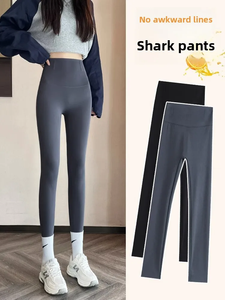 

Брюки для йоги с высокой талией, женские брюки для фитнеса, обтягивающие брюки для похудения, базовый слой, без смущающих линий, осенняя мода Ci Sle